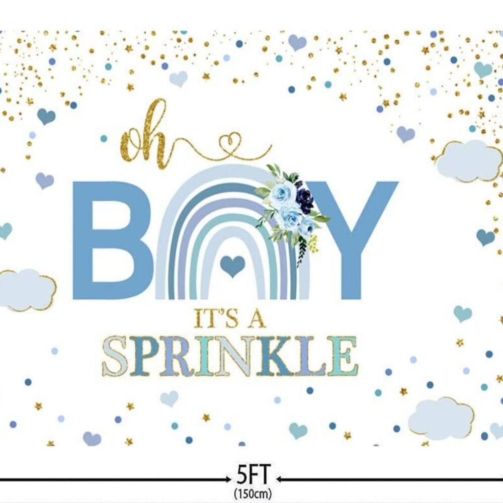 Baby Sprinkle backdrop - Picture 3 of 7